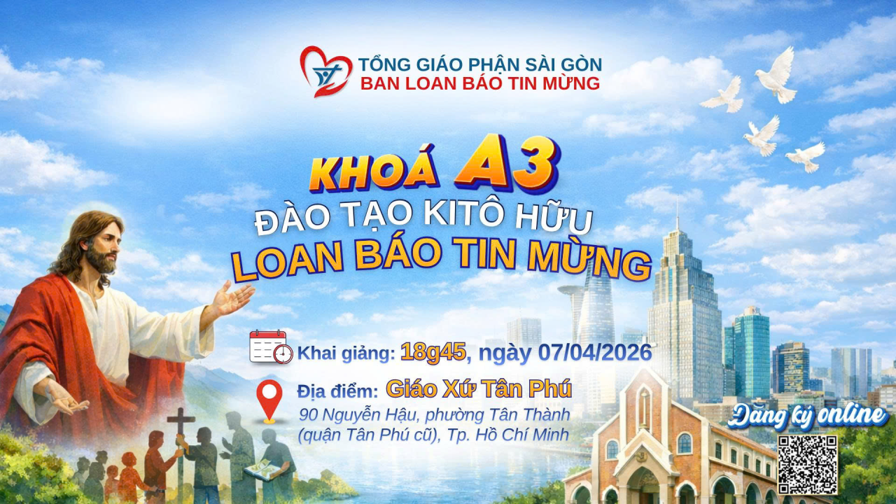 Khai Giảng Khóa A3-Đào Tạo Kitô Hữu Loan Báo Tin Mừng