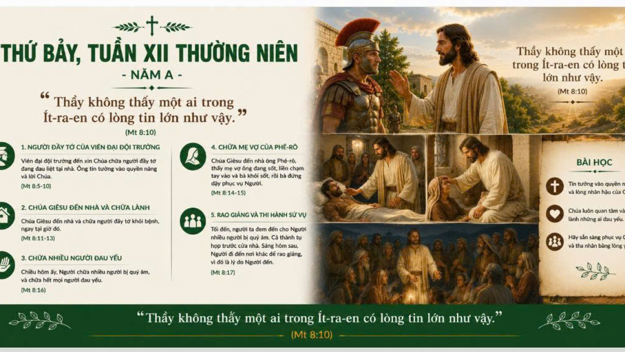 Đến Với Chúa Giêsu Để Được Chữa Lành