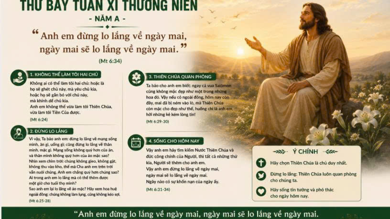 Tin Tưởng Vào Sự Quan Phòng Của Thiên Chúa
