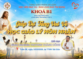Lớp B1 Đào tạo Kitô hữu loan báo Tin Mừng: Giúp Dự tòng vui vẻ học giáo lý hôn nhân