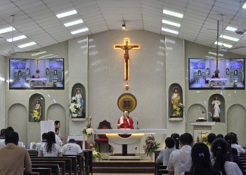 HẠT BÌNH AN CHẦU THÁNH THỂ VÀ HỌP THÁNG 11/2025